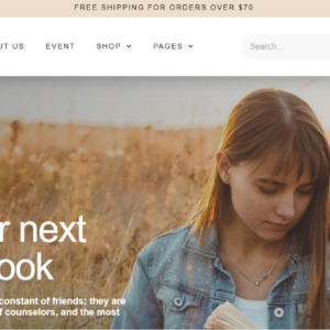 Author & Publisher Website Design | Book Store Website Portfolio